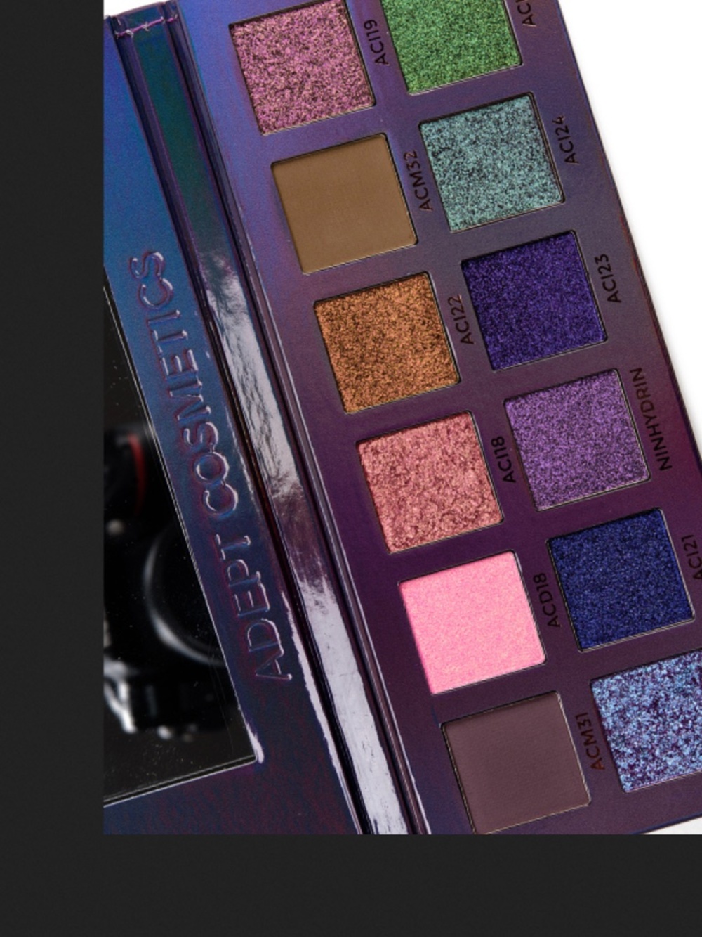 Adept Ninhydrin Eye Shadow Palette -NIB